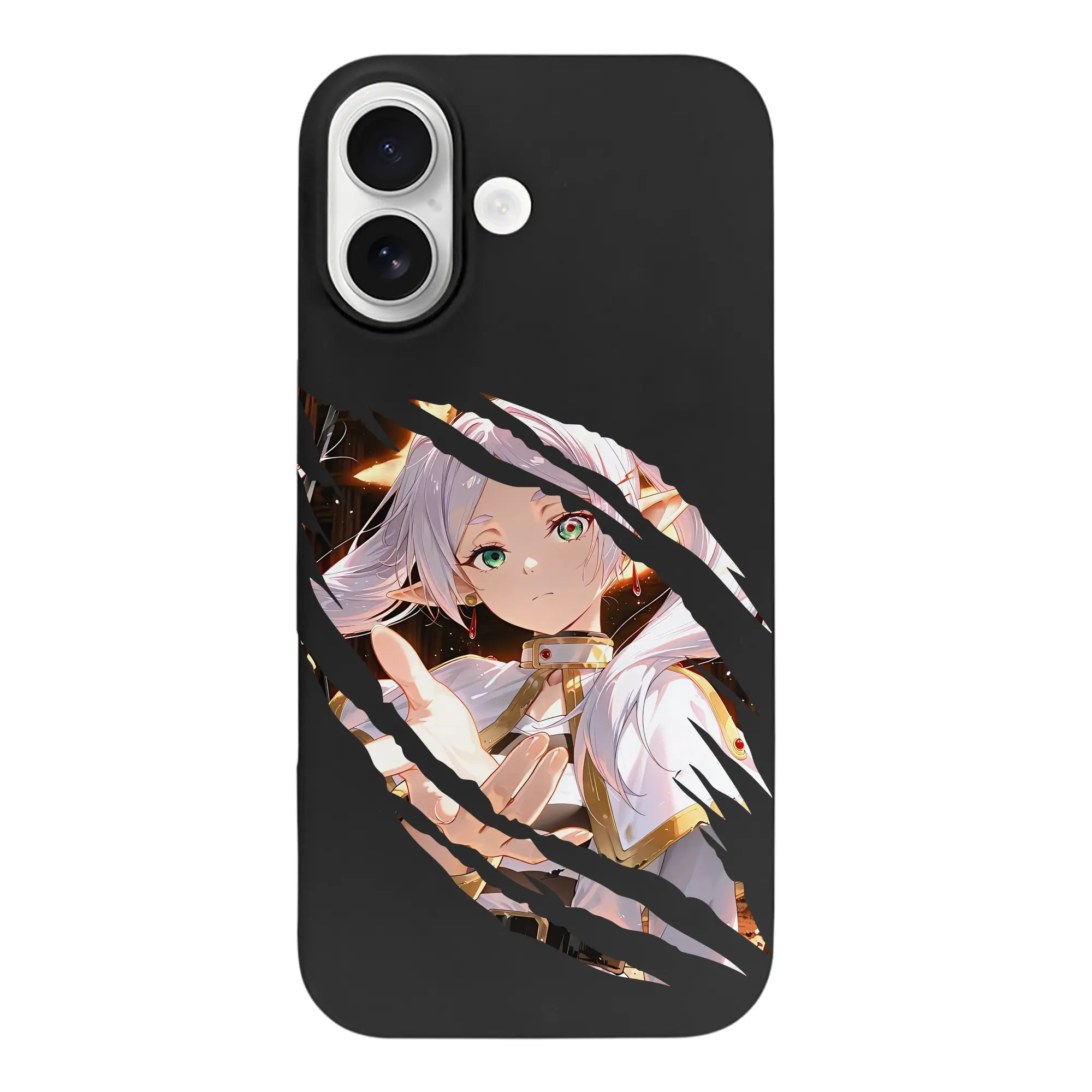 葬送のフリーレン（Frieren） グッズ,フリーレン（Frieren） - iPhone 17 シリーズ シリコンケース 薄型 耐衝撃 指紋防止 ソフトタッチカバー 精密フィット 傷防止 保護ケース iPhone 17/17 Air/17 Pro/17 Pro Max 対応